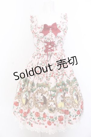 画像: BABY,THE STARS SHINE BRIGHT / 白雪姫〜りんごの森の物語〜柄ジャンパースカートII  ピンク O-25-04-04-028-BA-OP-OW-OS