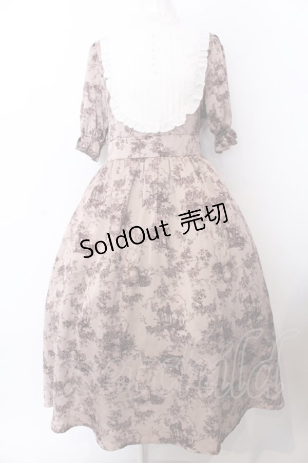 画像1: m petit by misako / トワルドジュイワンピース M ピンク O-25-04-04-005-LO-OP-OW-OS (1)