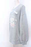 画像2: Honey Cinnamon / Honey Twin Bear リボンスウェット F サックス O-25-04-04-040-LO-TO-OW-OS (2)