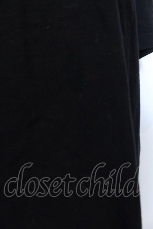 画像2: BACKSTAGE PASS / SPIDER WEBラインストーン ビッグシルエット Tシャツ F ブラック×レッド O-25-04-04-042-PU-TO-OW-OS (2)