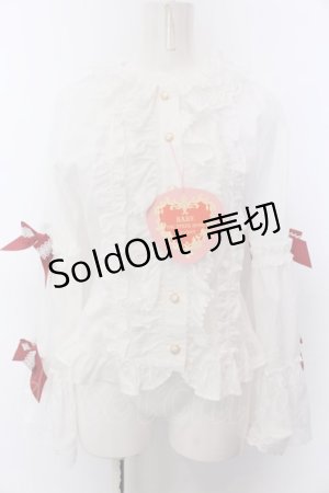 画像: BABY,THE STARS SHINE BRIGHT / Lilinaブラウス  えんじ×シロ O-25-04-04-051-BA-BL-IG-OS