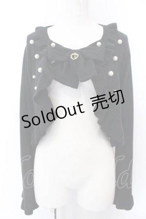 画像: BABY,THE STARS SHINE BRIGHT / リボン&パールボレロ  クロ O-25-04-04-053-BA-TO-IG-OS