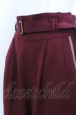 画像2: axes femme / カボチャハーフパンツ M ワイン O-25-04-04-001-AX-PA-OW-ZT010 (2)