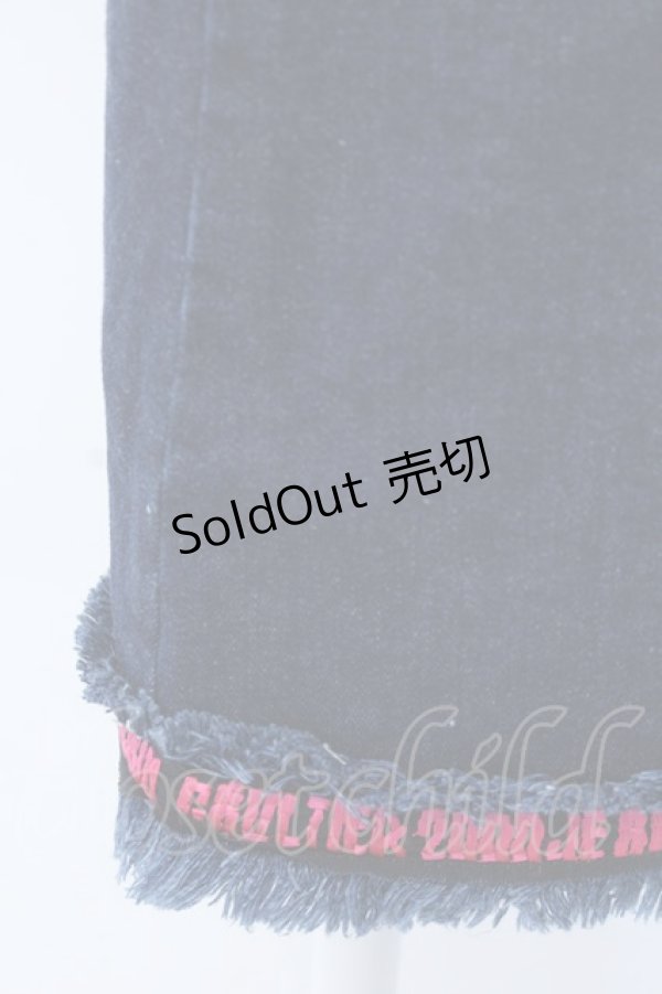 画像2: Jean Paul GAULTIER　FEMME / 裾刺繍デニムスカート 38 インディゴ O-25-04-04-067-GO-SK-OW-OS (2)