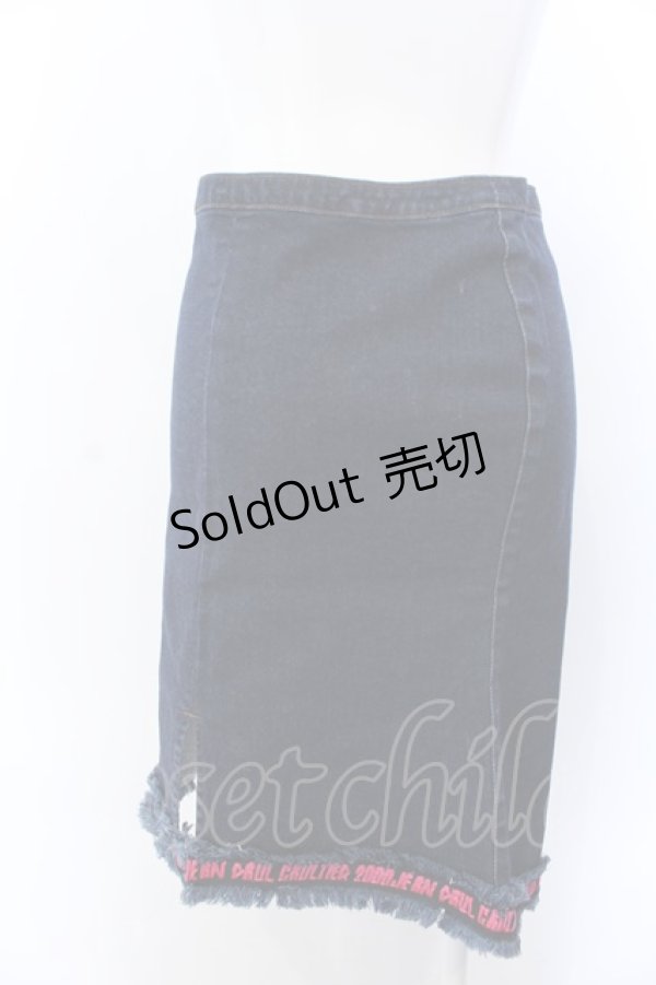 画像3: Jean Paul GAULTIER　FEMME / 裾刺繍デニムスカート 38 インディゴ O-25-04-04-067-GO-SK-OW-OS (3)