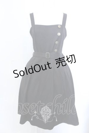 画像: axes femme / 鍵刺繍ジャンスカ F クロ O-25-04-04-071-AX-OP-OW-OS