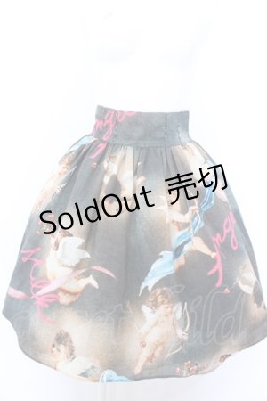 画像: MILK / Angelスカート  ブラックベース O-25-04-04-084-ML-SK-OW-OS