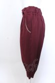 画像3: axes femme / カボチャハーフパンツ M ワイン O-25-04-04-001-AX-PA-OW-ZT010 (3)