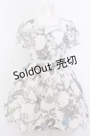 画像: MILK / ロゼリボンドレス  オフベース O-25-04-04-087-ML-OP-OW-OS