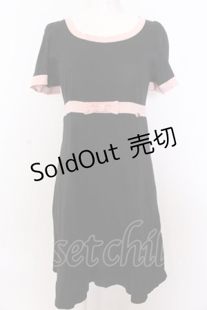 画像: MILK / Classyドレス  クロ×ピンク O-25-04-04-090-ML-OP-OW-OS