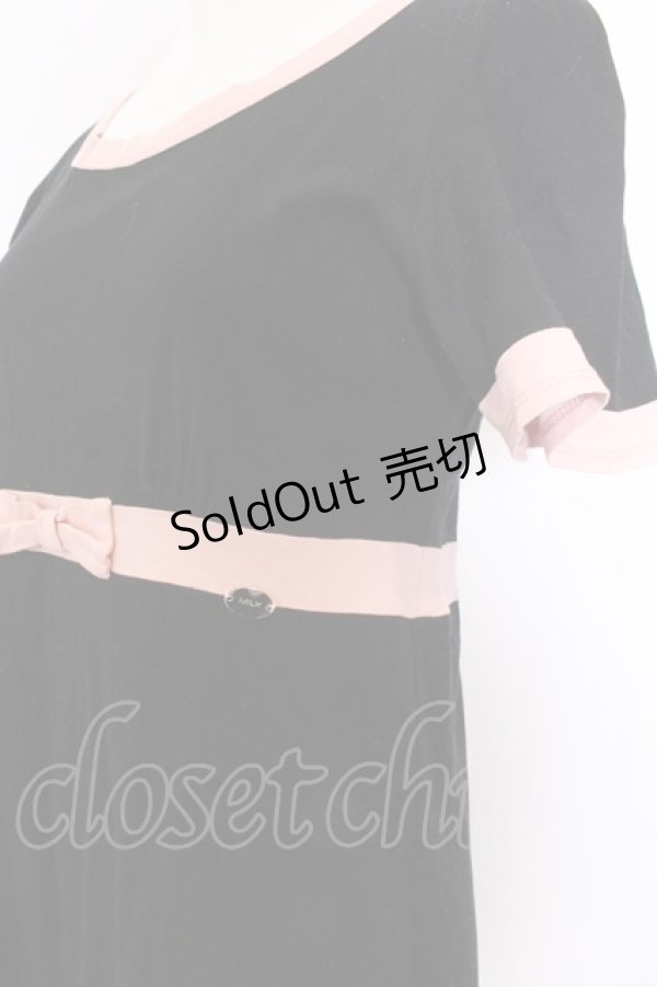 画像2: MILK / Classyドレス  クロ×ピンク O-25-04-04-090-ML-OP-OW-OS (2)