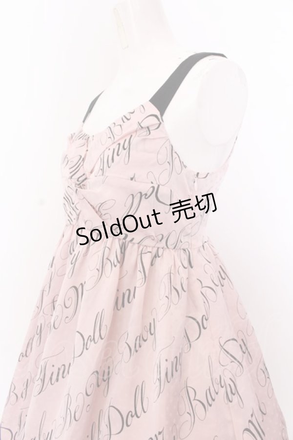 画像2: MILK / Be my Babyベビードール  ベビーピンク×ブラック O-25-04-04-093-ML-OP-OW-OS (2)