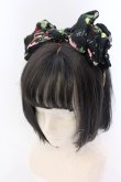 画像1: LIEF / Cherry Blossomカチューシャ  クロ O-25-04-04-102-LO-AC-OW-OS (1)