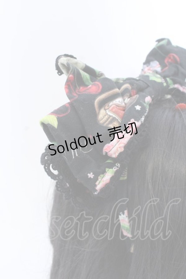 画像2: LIEF / Cherry Blossomカチューシャ  クロ O-25-04-04-102-LO-AC-OW-OS (2)