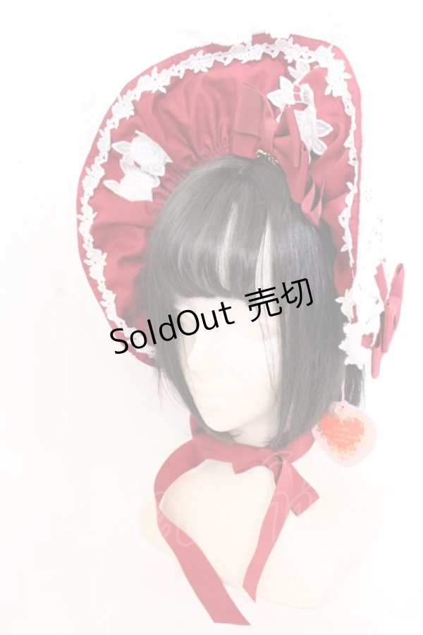 画像1: BABY,THE STARS SHINE BRIGHT / Secret Roseボンネット  えんじ O-25-04-04-105-BA-AC-IG-OS (1)