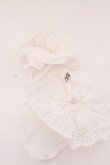 画像3: BABY,THE STARS SHINE BRIGHT / トーションレースお袖とめ  シロ×シロ O-25-04-04-107-BA-ZA-IG-OS (3)