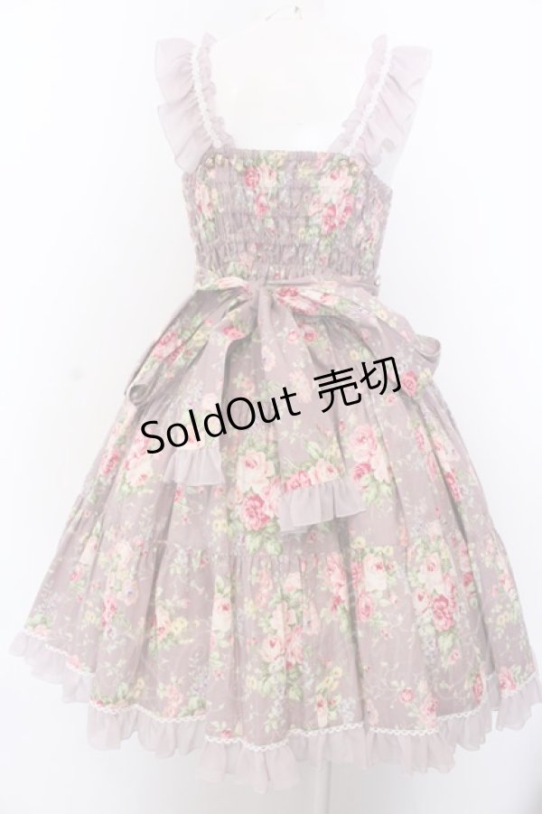 画像4: metamorphose / Fluffyフリルティアードジャンパースカート 1 ピンク O-25-04-04-021-ME-OP-OW-OS (4)