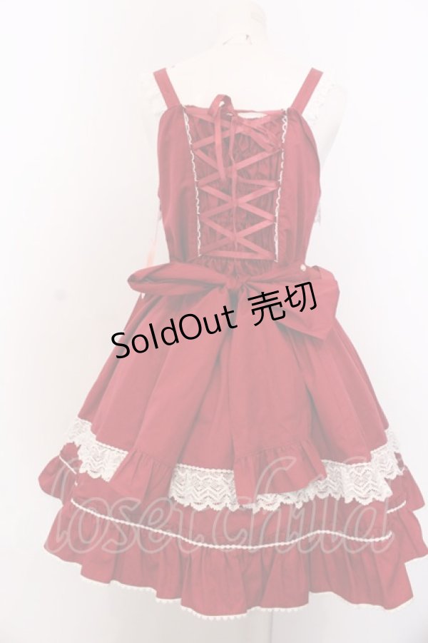 画像5: BABY,THE STARS SHINE BRIGHT / Lilinaジャンパースカート  えんじ O-25-04-04-022-BA-OP-IG-OS (5)