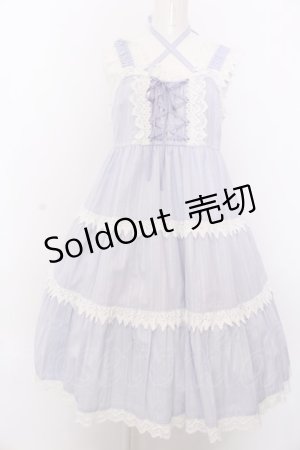 画像: BABY,THE STARS SHINE BRIGHT / からみ3段ティアードジャンパースカート  ラベンダー O-25-04-04-025-BA-OP-OW-OS