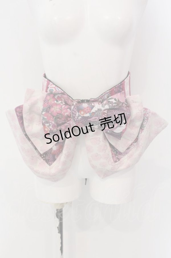 画像1: Qutie Frash / リボン帯コルセット  限定ピンク O-25-04-05-030-QU-TO-YM-OS (1)