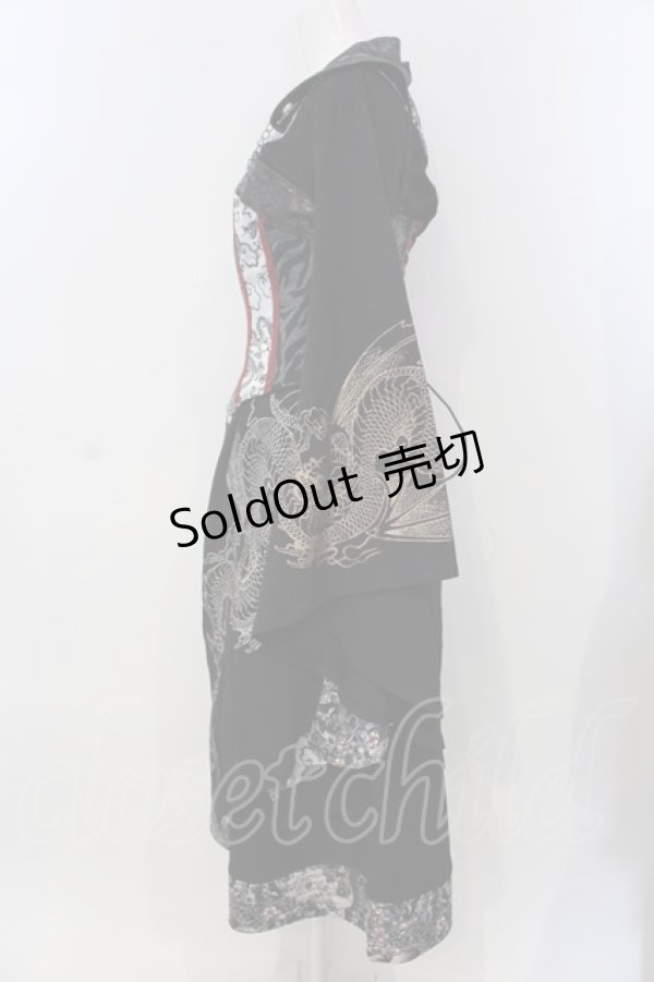 画像4: Qutie Frash / 2020 プレミアム"銀龍"-GINRYU-フルセット  ブラック×シルバー O-25-04-05-034-QU-OP-OW-OS (4)