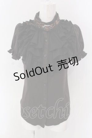 画像: Qutie Frash / アメQ,アルマジ店限定パフブラウス  ブラウン O-25-04-05-004-QU-BL-OW-OS