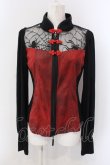 画像1: Qutie Frash / アメQ・アルマジ店限定チャイナブラウス  レッド×ブラック O-25-04-05-005-QU-BL-OW-OS (1)