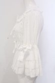 画像3: metamorphose / スクエアあきフリル姫袖ブラウス（無地） size1 クロ O-25-04-05-051-ME-BL-IG-OS (3)