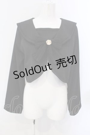 画像: Amavel / Histoire Emblem ボレロジャケット F クロ O-25-04-05-055-CA-JA-OW-OS