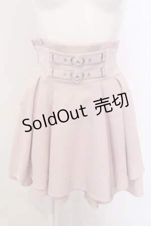 画像: Ank Rouge / ハートベルトハイウエストスカート M ピンク O-25-04-05-058-CA-SK-OW-OS