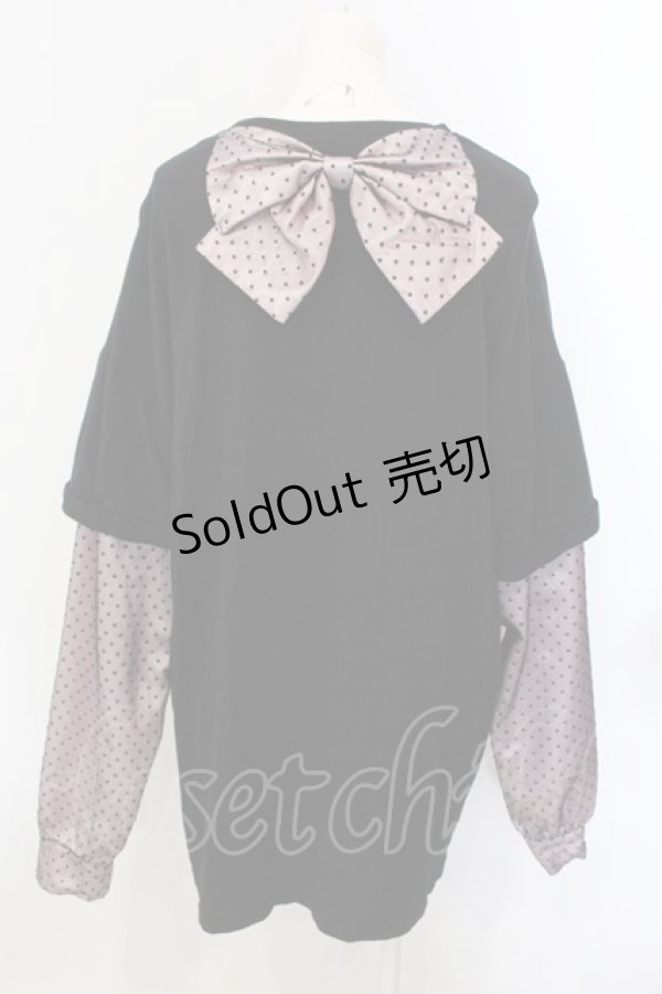 画像4: Ank Rouge / ドットチュールドッキングロンTe  ピンク×クロ O-25-04-05-060-CA-TO-IG-OS (4)