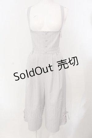 画像: axes femme / サス付ワイドパンツ M ライトグレー O-25-04-05-075-AX-PA-IG-OS
