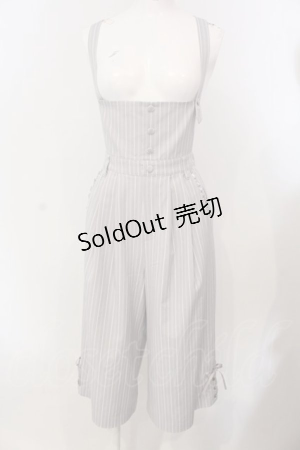 画像1: axes femme / サス付ワイドパンツ M ライトグレー O-25-04-05-075-AX-PA-IG-OS (1)