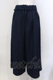 画像3: axes femme / 裾刺繍ワイドパンツ M ネイビー O-25-04-05-076-AX-PA-IG-OS (3)