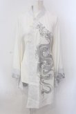 画像1: Qutie Frash / 2店舗限定 チャイナチュニック  ホワイト O-25-04-05-012-QU-OP-OW-OS (1)