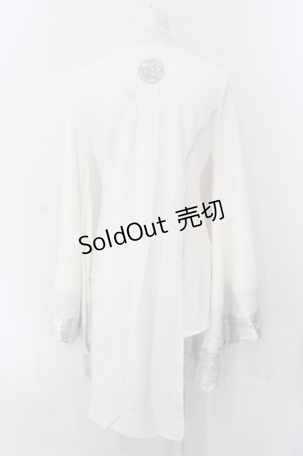 画像4: Qutie Frash / 2店舗限定 チャイナチュニック  ホワイト O-25-04-05-012-QU-OP-OW-OS (4)