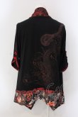 画像3: Qutie Frash / 4店舗限定カーディガン  ブラックｘレッド O-25-04-05-017-QU-TO-YM-OS (3)
