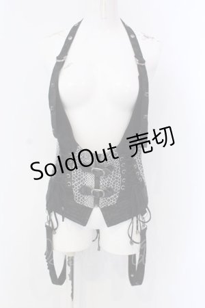 画像: Qutie Frash / /パイソンコルセット  ブラック×ホワイト O-25-04-05-026-QU-TO-OW-OS