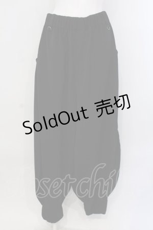 画像: Deorart / バルーンシルエット・ランタンパンツ L ブラック O-25-04-07-005-PU-PA-OW-OS