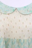 画像2: Franche Lippee / 総柄五分袖ワンピース M グリーン O-25-04-07-051-LO-OP-OW-OS (2)