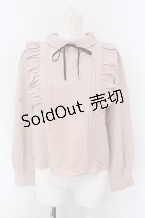 画像: evelyn / 肩フリルブラウス  ピンク O-25-04-07-054-LO-BL-OW-OS