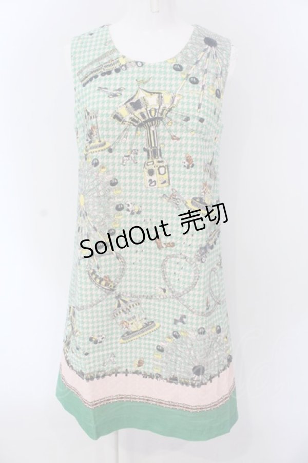 画像1: Franche Lippee / おおさわぎジャンスカ M グリーン O-25-04-07-062-LO-OP-OW-OS (1)