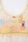 画像2: Franche Lippee / 総柄半袖ワンピース M オレンジ系 O-25-04-07-063-LO-OP-OW-OS (2)