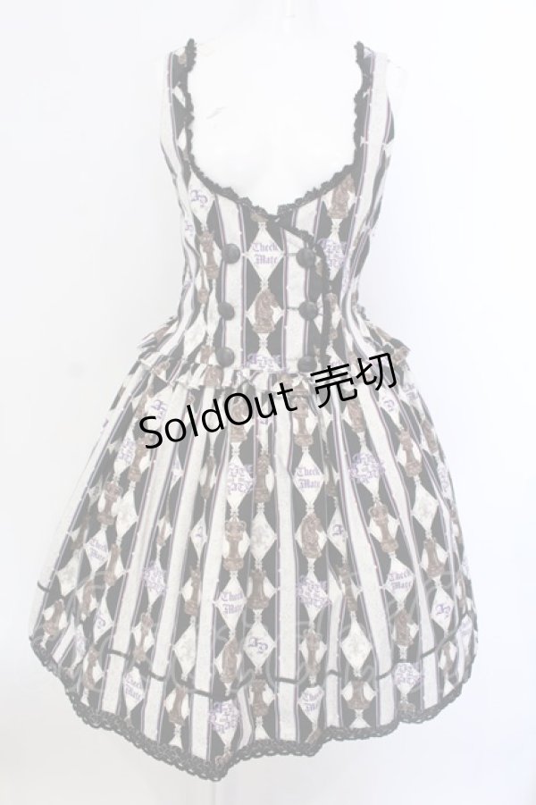 画像1: ALICE and the PIRATES / Misty Night Royal gameジャンパースカートI  クロ O-25-04-07-008-PA-OP-IG-OS (1)