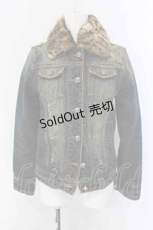 画像1: GLAD NEWS / VINTAGE SKULL BOTTON デニムトラッカージャケット Gジャン 03 インディゴ O-25-04-07-010-GL-JA-YM-ZT-C056 (1)