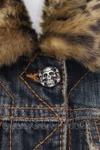 画像2: GLAD NEWS / VINTAGE SKULL BOTTON デニムトラッカージャケット Gジャン 03 インディゴ O-25-04-07-010-GL-JA-YM-C056 (2)