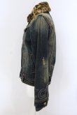 画像3: GLAD NEWS / VINTAGE SKULL BOTTON デニムトラッカージャケット Gジャン 03 インディゴ O-25-04-07-010-GL-JA-YM-C056 (3)