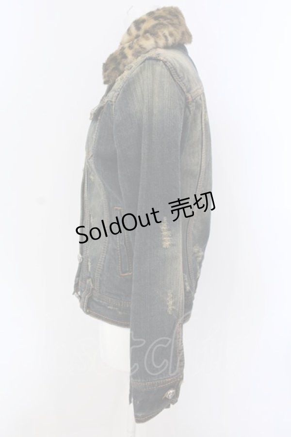 画像3: GLAD NEWS / VINTAGE SKULL BOTTON デニムトラッカージャケット Gジャン 03 インディゴ O-25-04-07-010-GL-JA-YM-ZT-C056 (3)