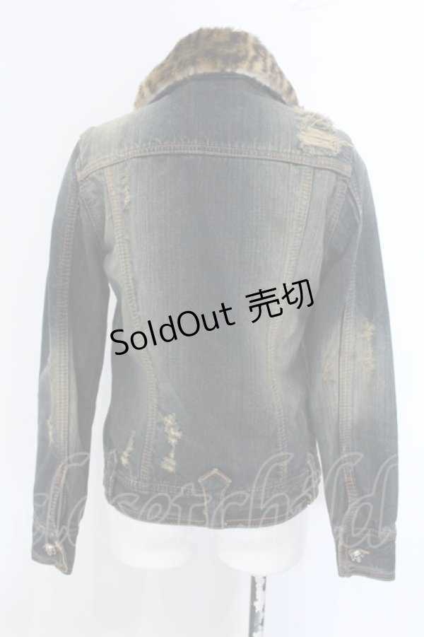 画像4: GLAD NEWS / VINTAGE SKULL BOTTON デニムトラッカージャケット Gジャン 03 インディゴ O-25-04-07-010-GL-JA-YM-ZT-C056 (4)