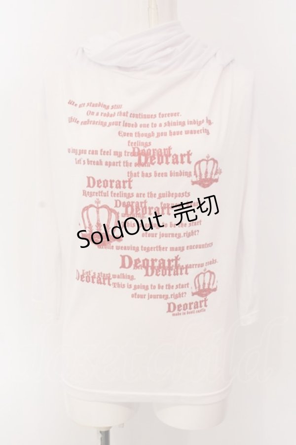 画像1: Deorart / ラメプリントオフショルカットソー M ホワイト O-25-04-07-012-PU-TO-IG-OS (1)